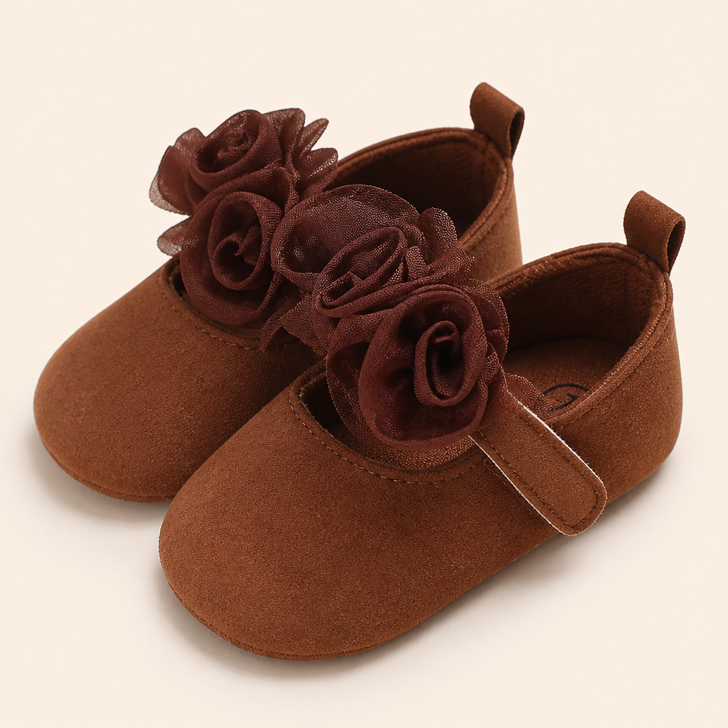 Rose Flower Mary Jane Shoes