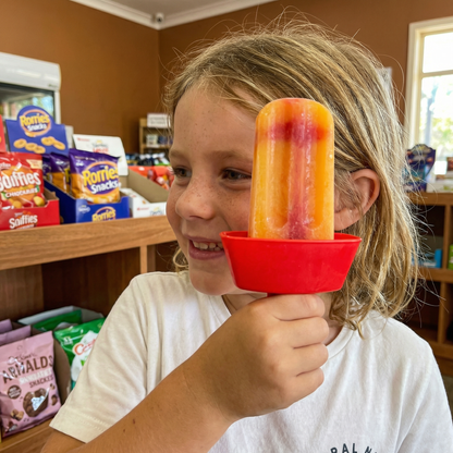 2-Pack Drip-Proof Popsicle Holder for Kids – No-Mess Ice Cream Catcher with Straw