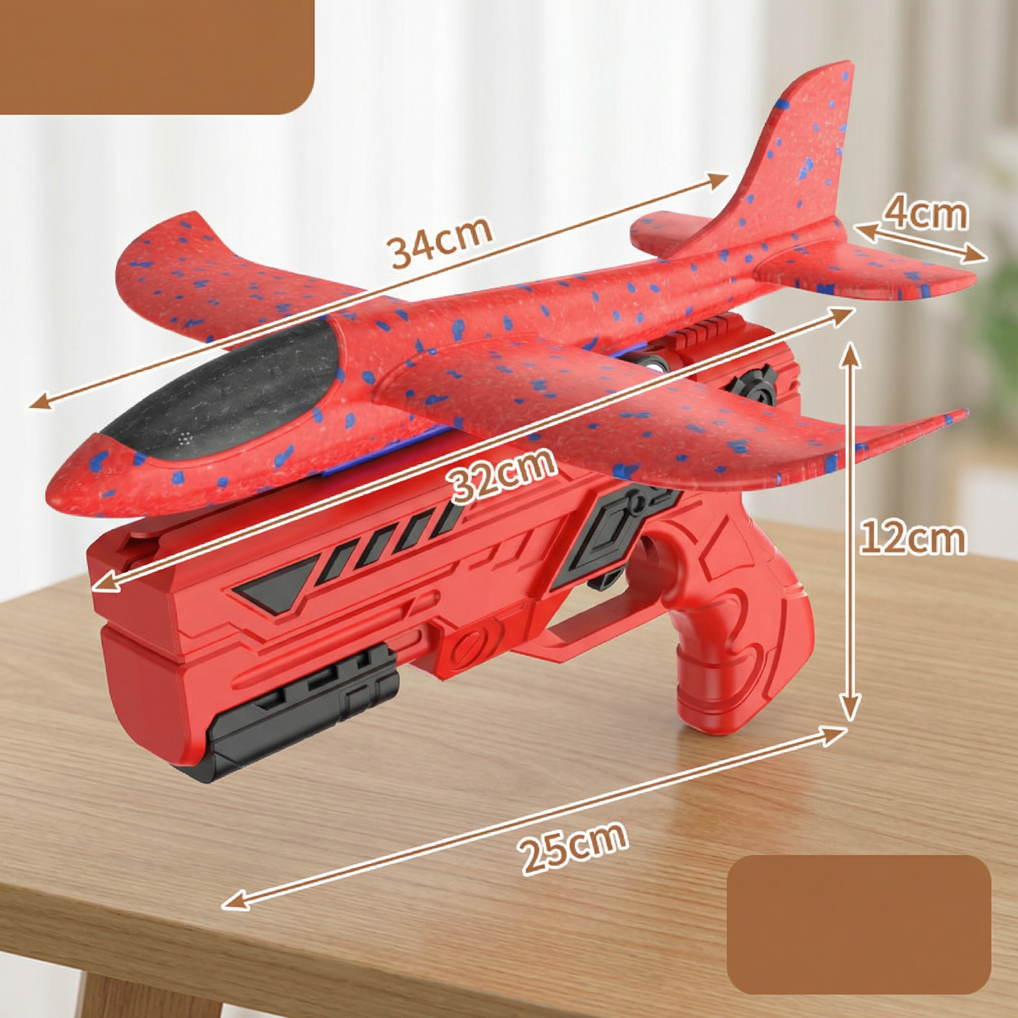 Foam Airplane Launcher for Kids – Interactive Flying Toy with Launch Gun