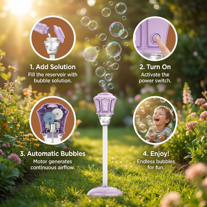 Bubble Lantern for Kids – Automatic Bubble Lamp