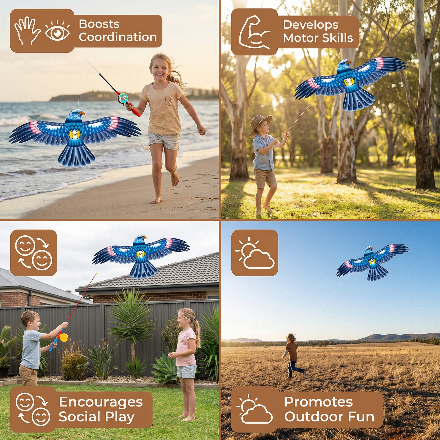 Flapping Wing Kite for Kids – Improves Coordination & Motor Skills