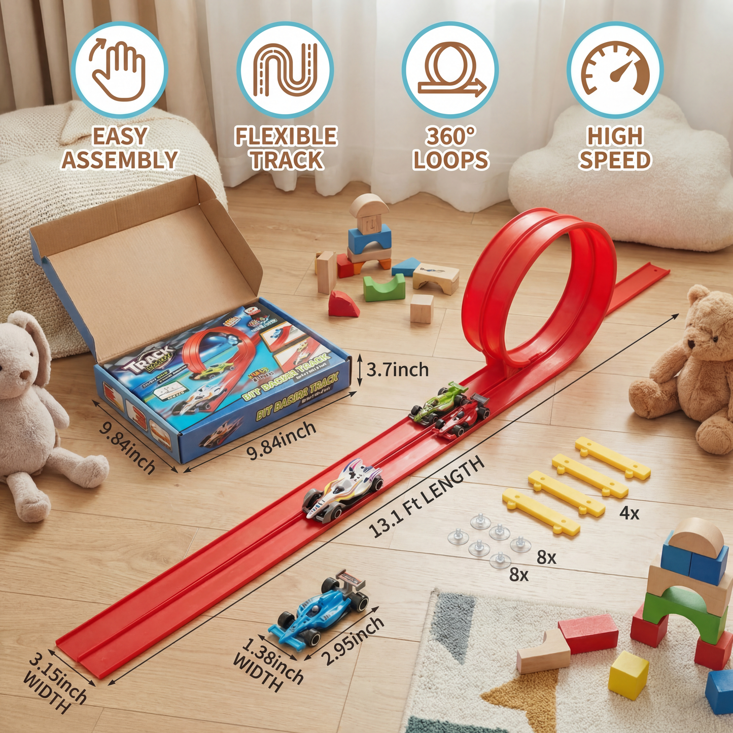 Flexible Racing Track Set