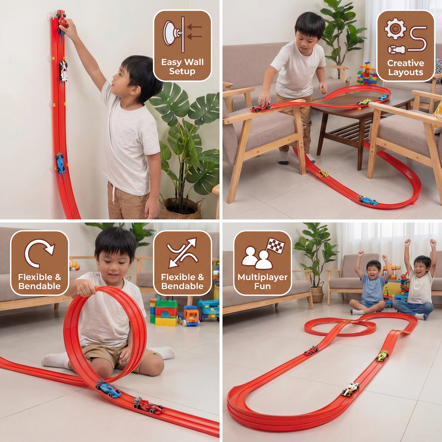Flexible Racing Track Set