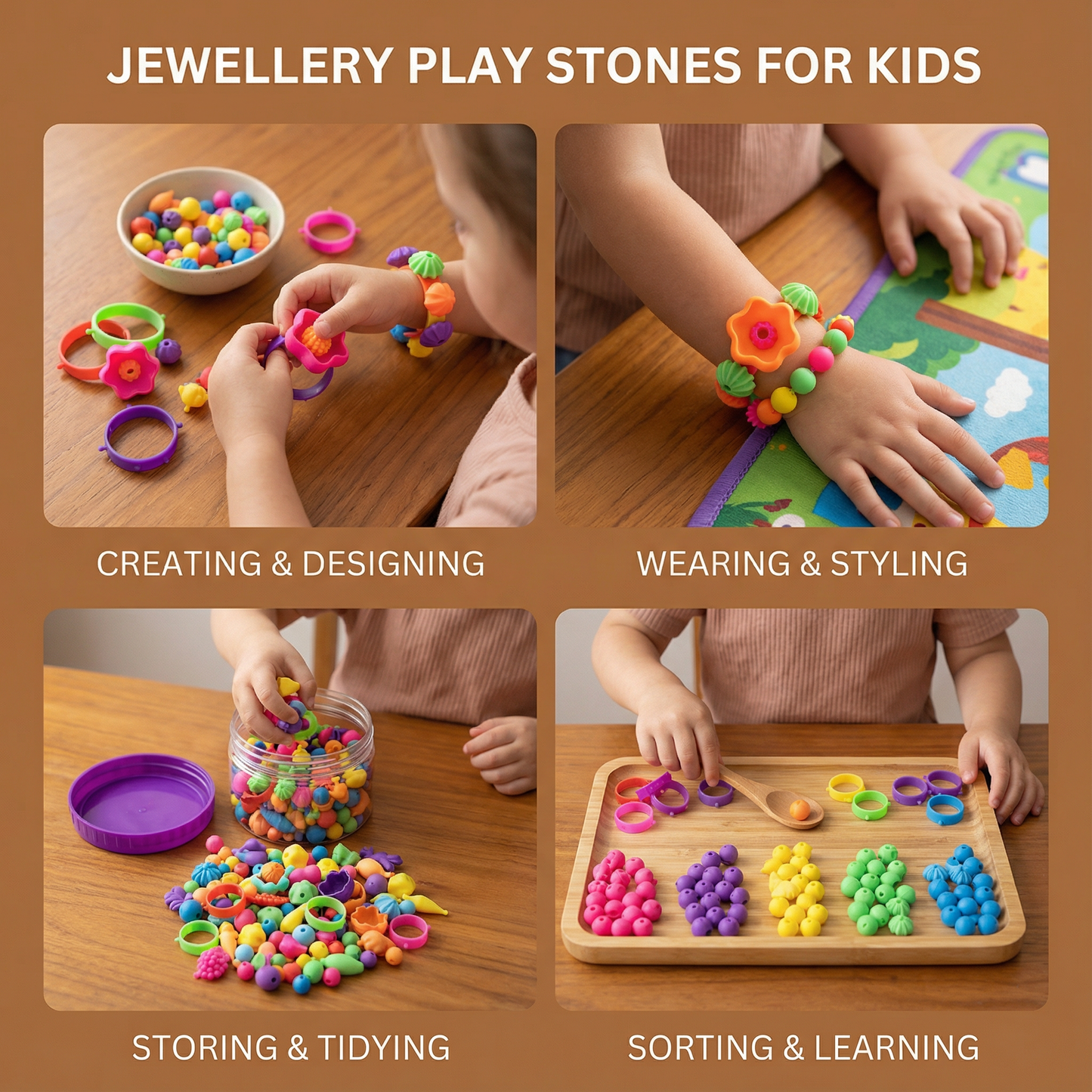 Jewellery Play Stones for Kids