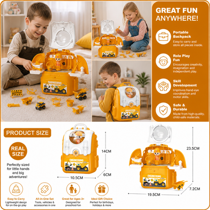 3-in-1 Backpack Playset for on the Go