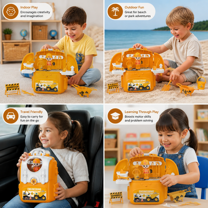 3-in-1 Backpack Playset for on the Go