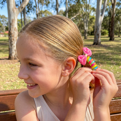 Cute Kids Spiral Hair Tie Set