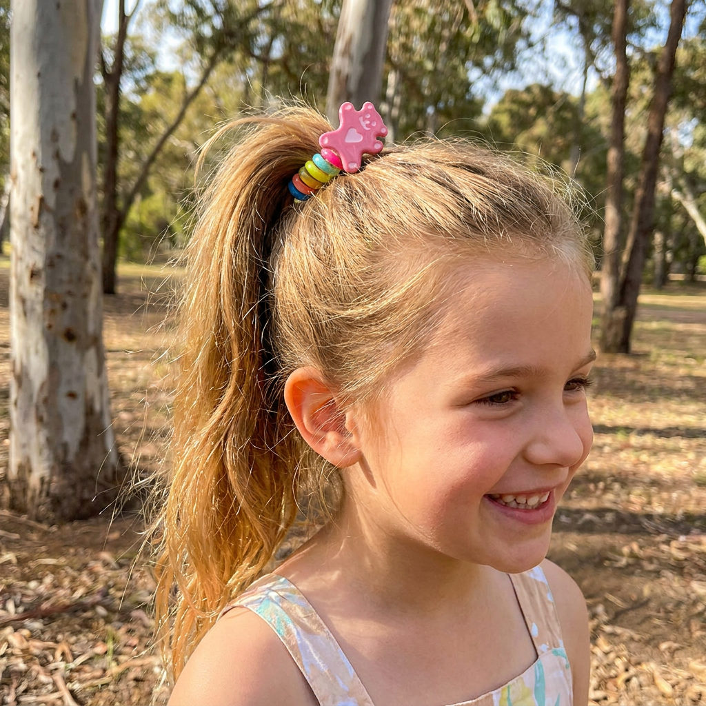 Cute Kids Spiral Hair Tie Set