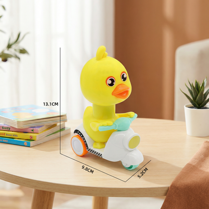 Yellow Duck Push & Go Toy – Fun Kids Scooter with Press-to-Drive Action