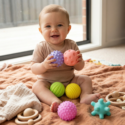 Baby Sensory Balls Set – Textured Touch & Feel Toy for Tactile Development