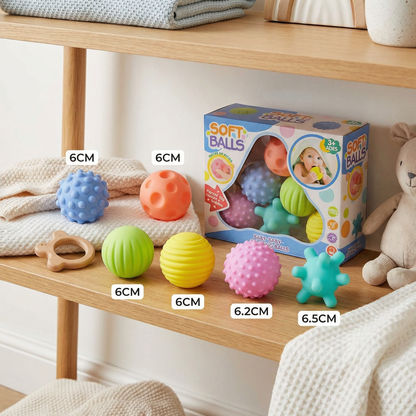 Baby Sensory Balls Set – Textured Touch & Feel Toy for Tactile Development