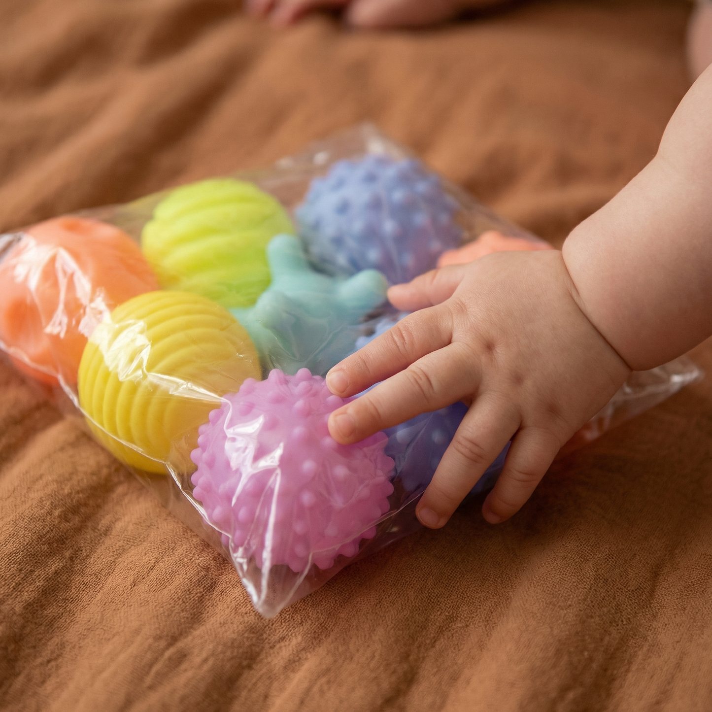 Baby Sensory Balls Set – Textured Touch & Feel Toy for Tactile Development