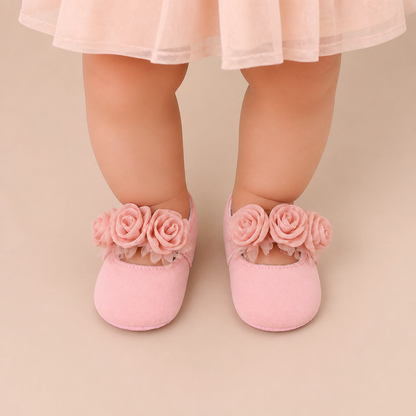 Rose Flower Mary Jane Shoes