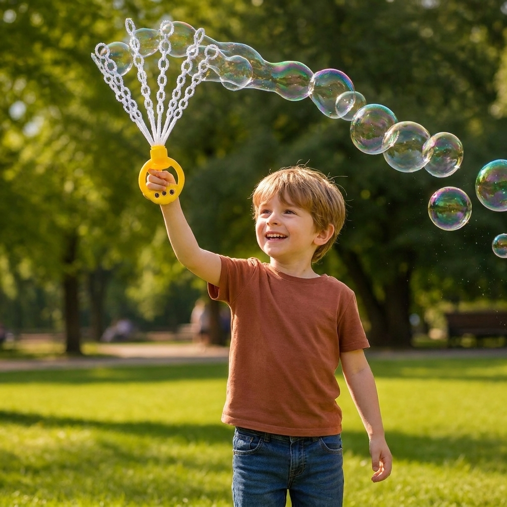 32-Hole Bubble Wand – Giant Bubble Maker for Kids