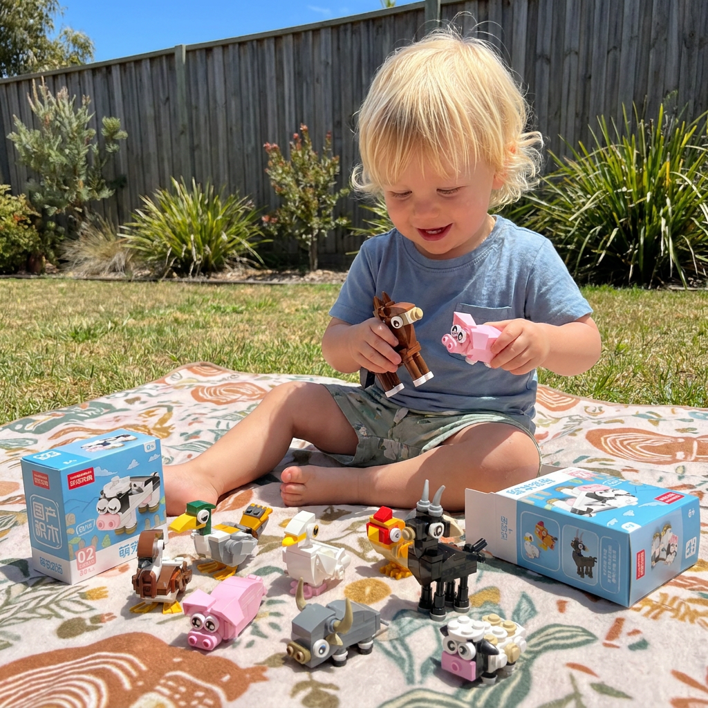 Animal Building Blocks Set