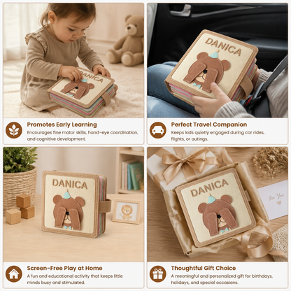 Kids Felt Book Personalized
