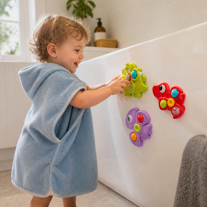 Dinosaur Suction Cup Spinner Toy for Babies & Toddlers Set of 3