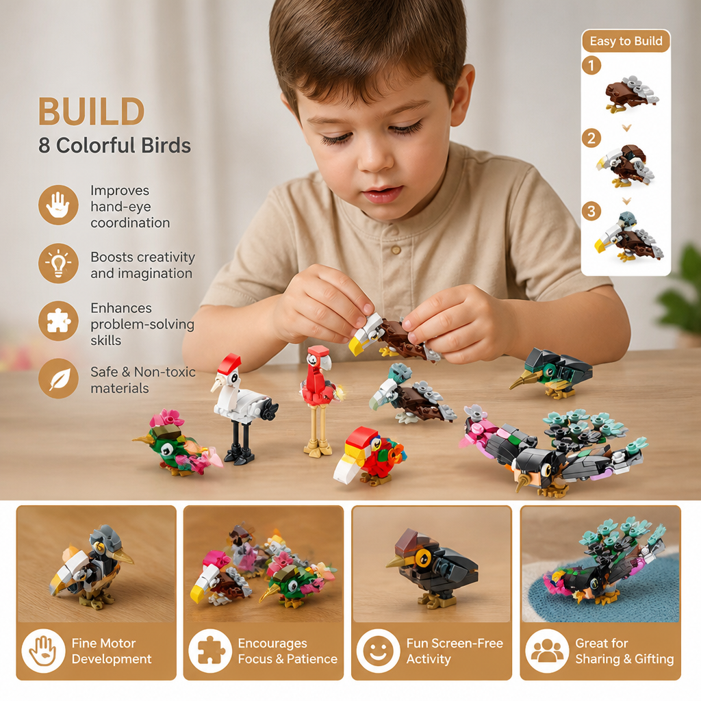 Animal Building Blocks Set