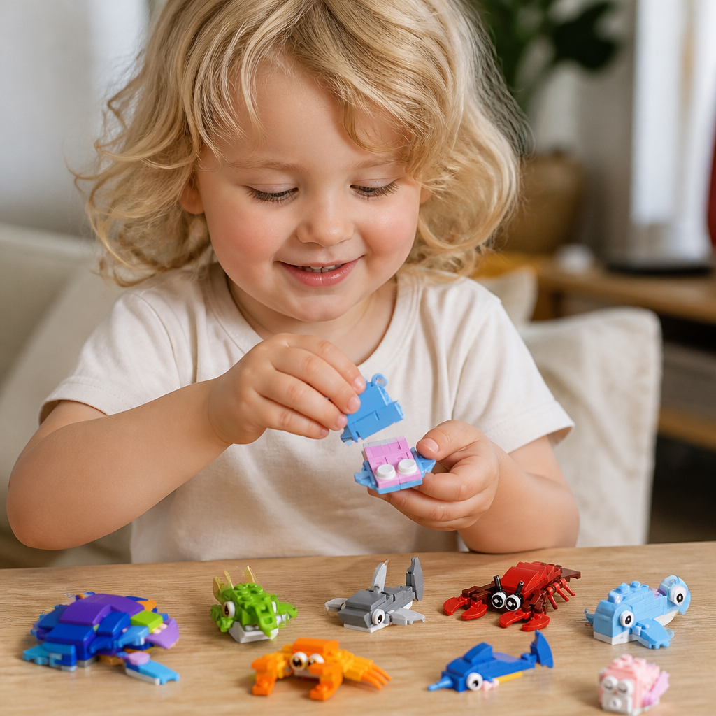 Animal Building Blocks Set