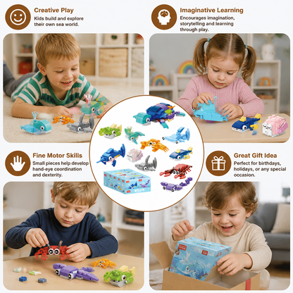 Animal Building Blocks Set