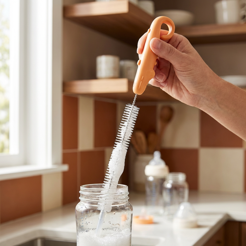 Flexible Straw Cleaning Brush – Long Tube Cleaner for Bottles, Pacifiers & Drinking Cups