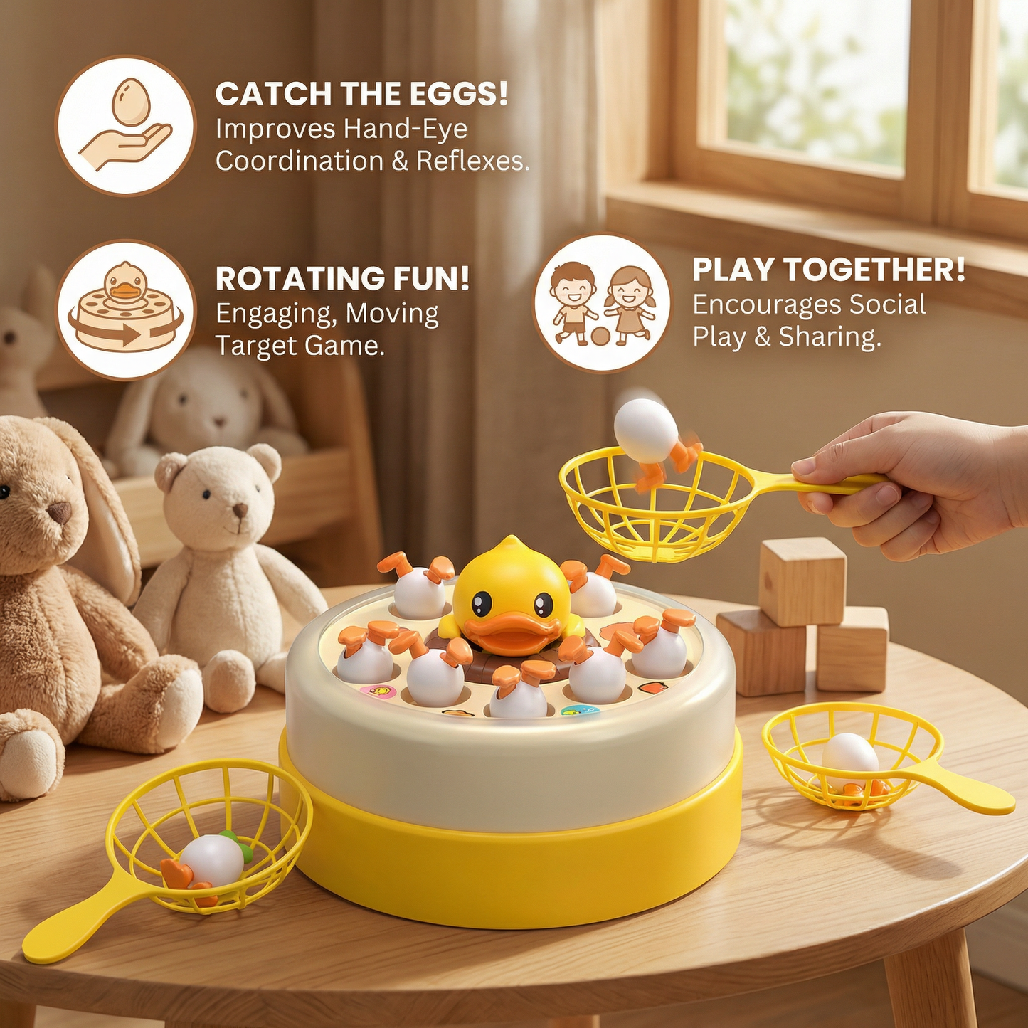 Duck Catch Game for Kids – Interactive Skill Game