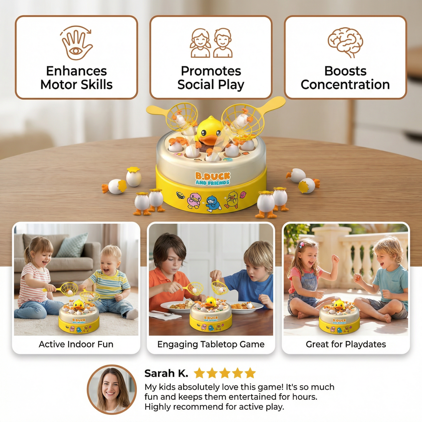 Duck Catch Game for Kids – Interactive Skill Game
