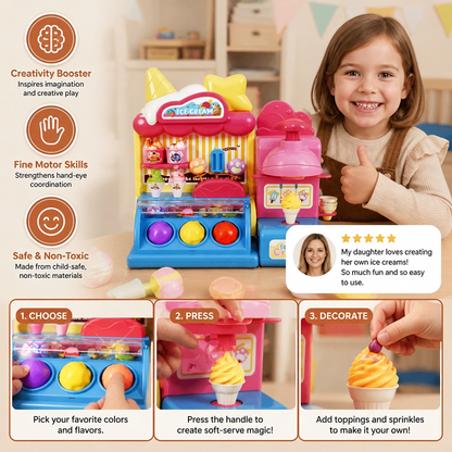 DIY Ice Cream Clay Maker Playset