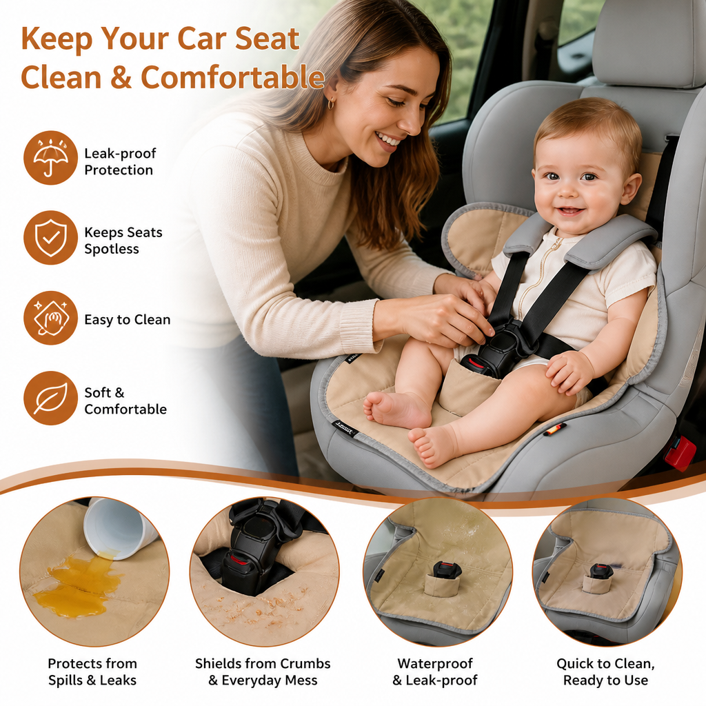 Waterproof Car Seat Protector for Child Seats