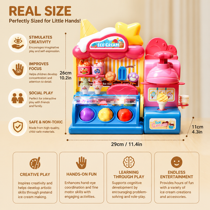 DIY Ice Cream Clay Maker Playset