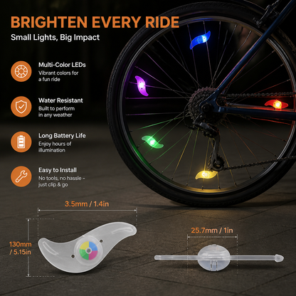 Colorful LED Bicycle Wheel Spoke Lights