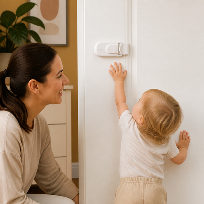 No-Drill Child Safety Door Lock