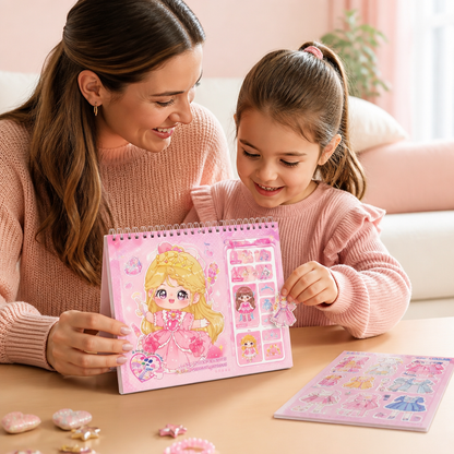 Princess Dress-Up Sticker Activity Book