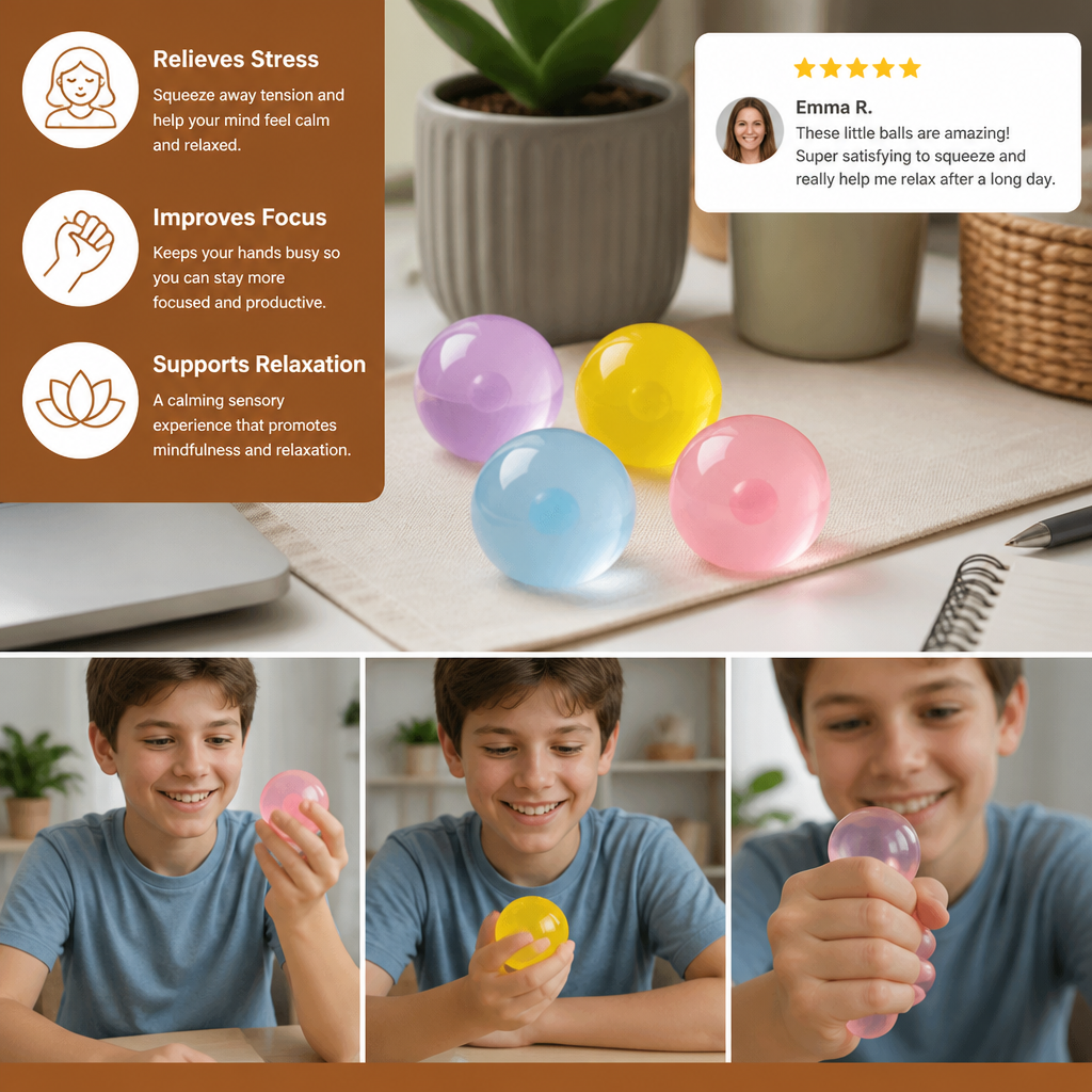 Coconut Oil Stress Relief Squishy Ball