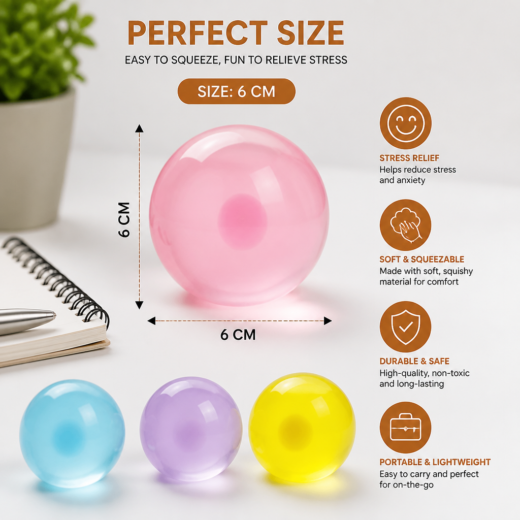 Coconut Oil Stress Relief Squishy Ball