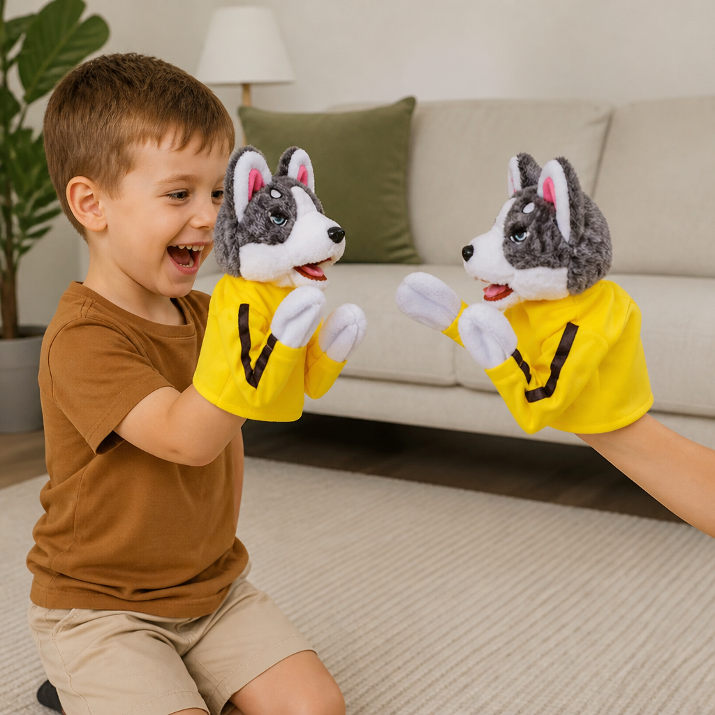 Boxing Husky Funny Kids Toy