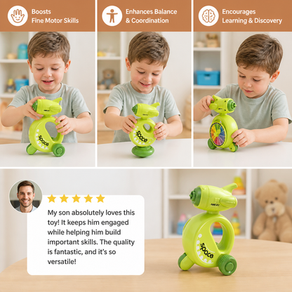 5-in-1 Gyro Educational Toy – Spinning, Balancing & Stacking Skill Game for Kids