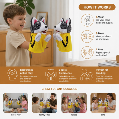 Boxing Husky Funny Kids Toy