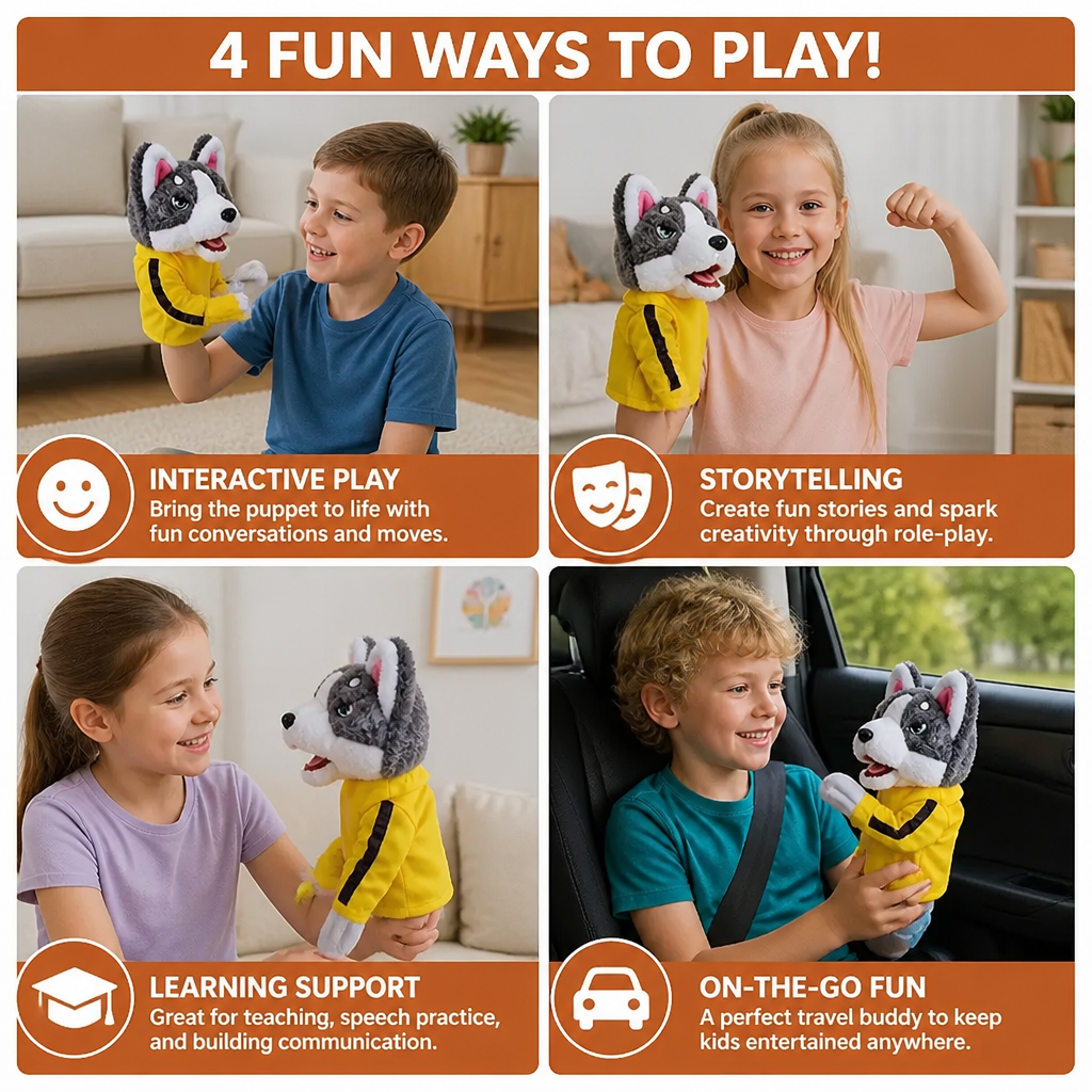 Boxing Husky Funny Kids Toy