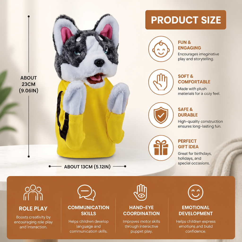 Boxing Husky Funny Kids Toy