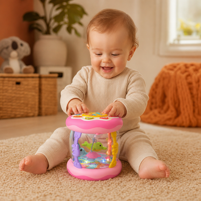 Interactive Musical Toy with Lights – Montessori Sensory & Soothing Lullaby Toy