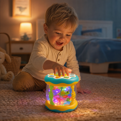Interactive Musical Toy with Lights – Montessori Sensory & Soothing Lullaby Toy