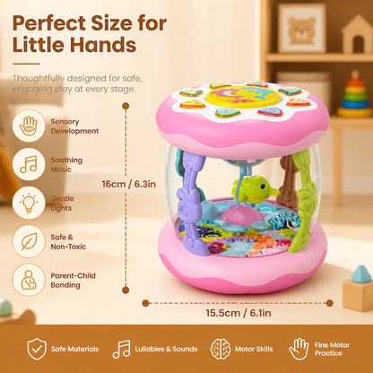 Interactive Musical Toy with Lights – Montessori Sensory & Soothing Lullaby Toy