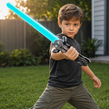 Glowing Telescopic Butterfly Sword Toy