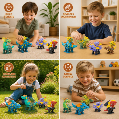 DIY Build & Transform Dinosaur Egg Toy