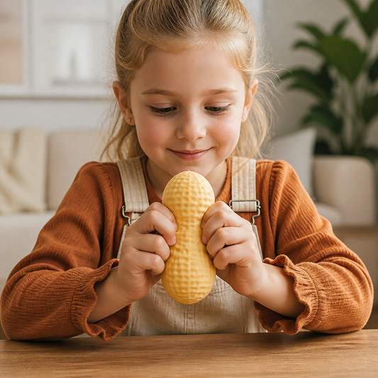 Jumbo Peanut Squishy Stress Toy