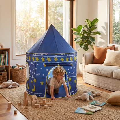 Starry Sky Kids Play Tent – Magical Castle for Little Adventurers (Indoor & Outdoor)
