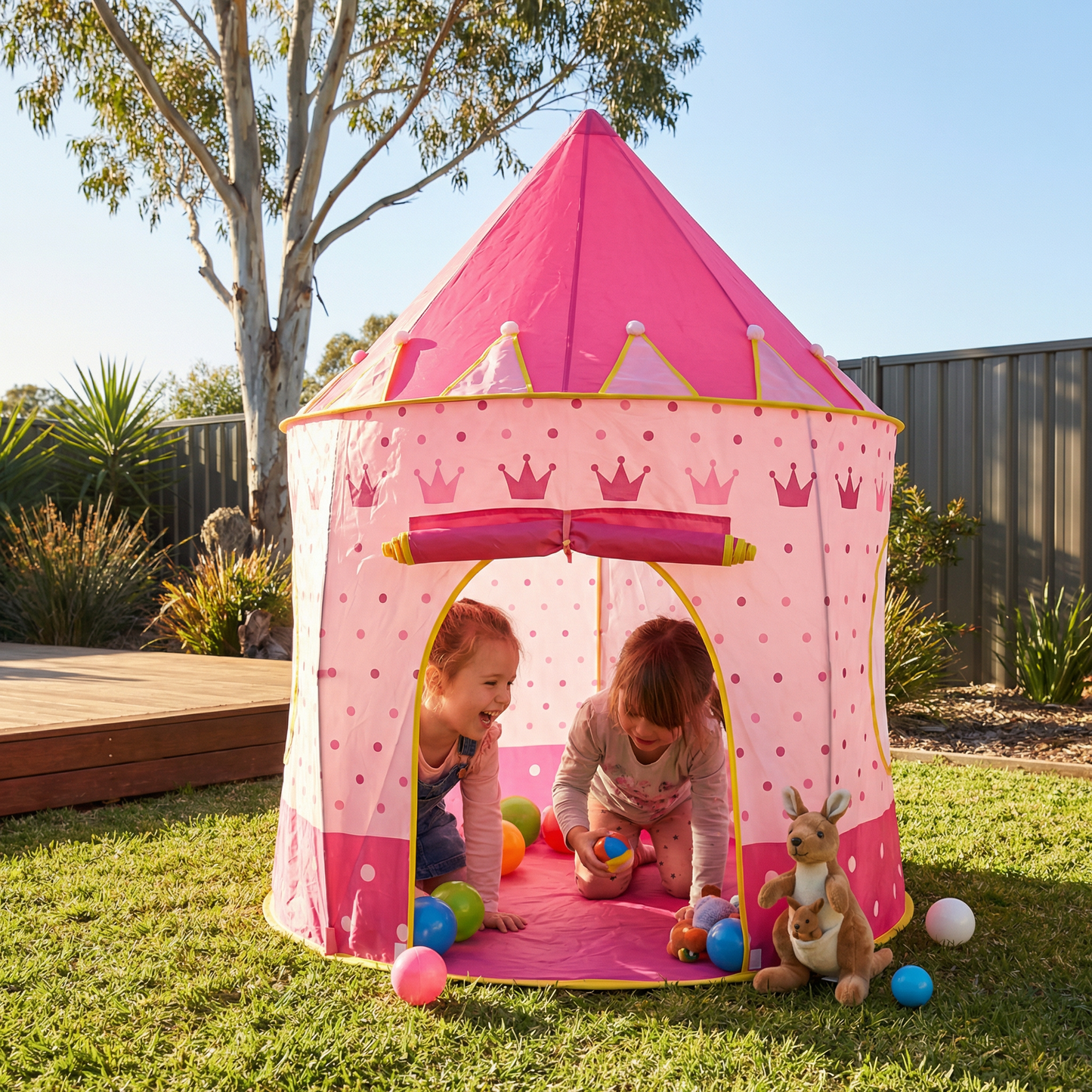 Starry Sky Kids Play Tent – Magical Castle for Little Adventurers (Indoor & Outdoor)