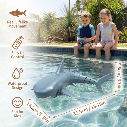 Remote-Controlled Shark Water Toy – RC Swimming Robot for Kids