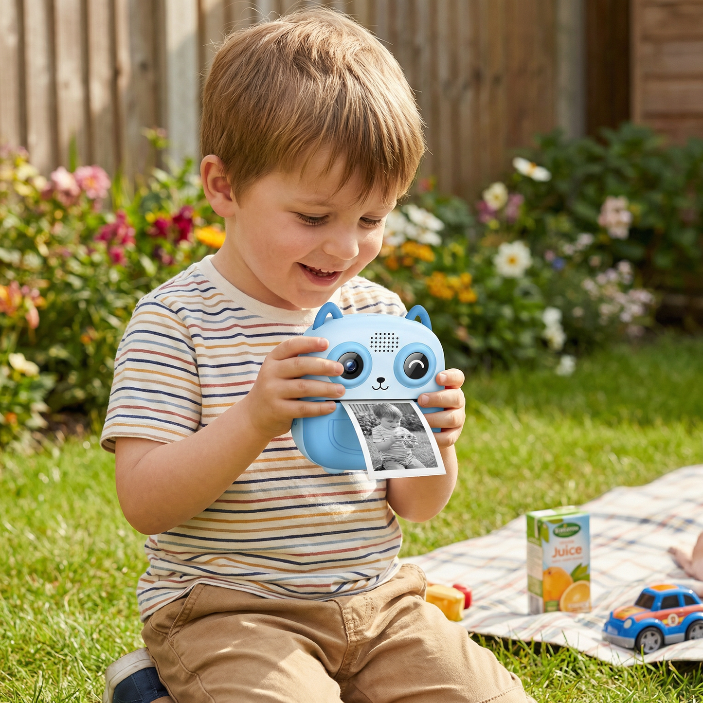 Kids Instant Print Camera – Mini HD Digital Camera with Built-in Printer